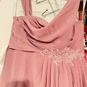 JJs House One Shoulder Pink Dress